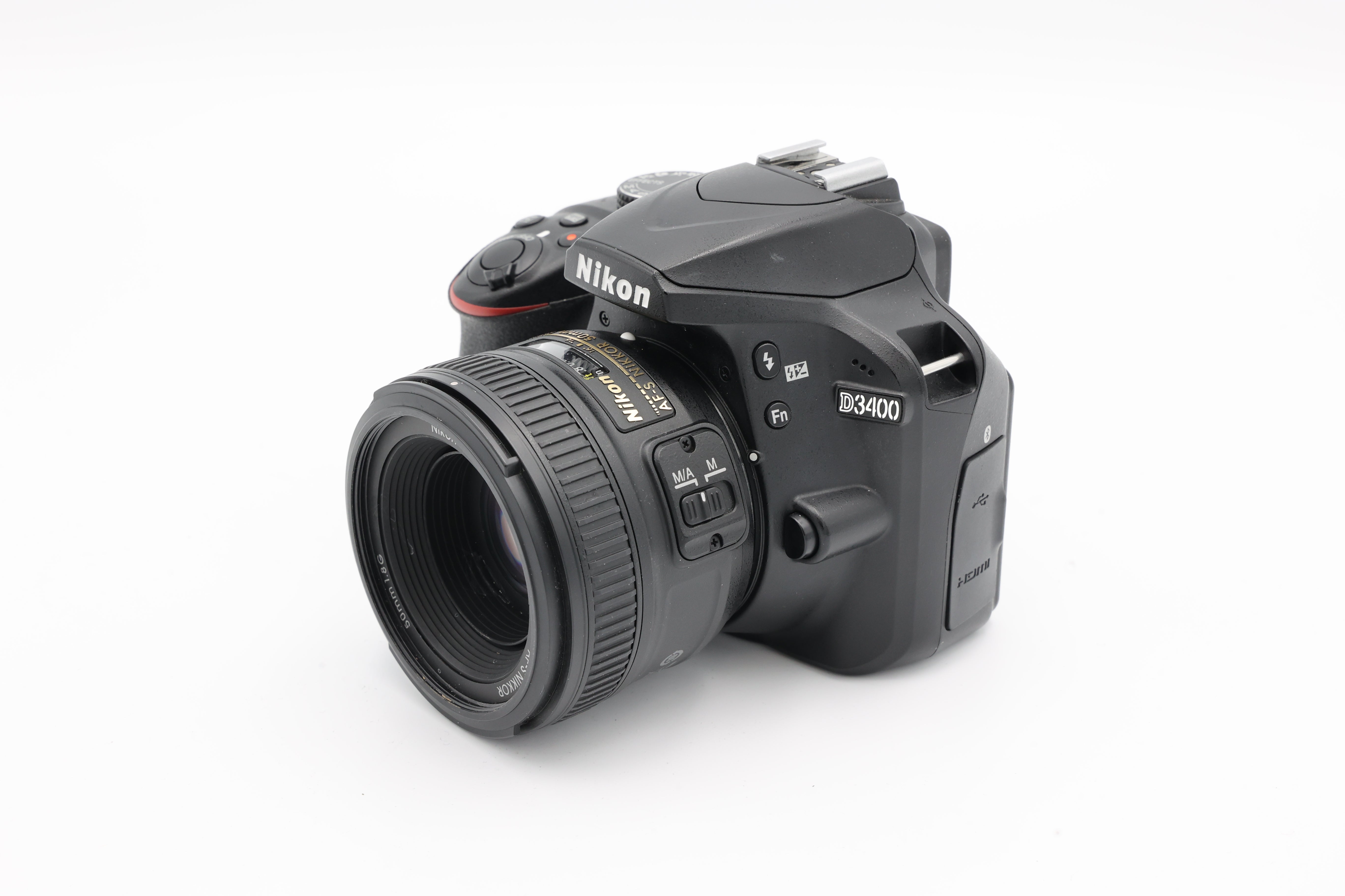 USED Nikon D3400 w/ Nikon AF-S 50mm f/1.8 G (#3742117+3570502ACP)