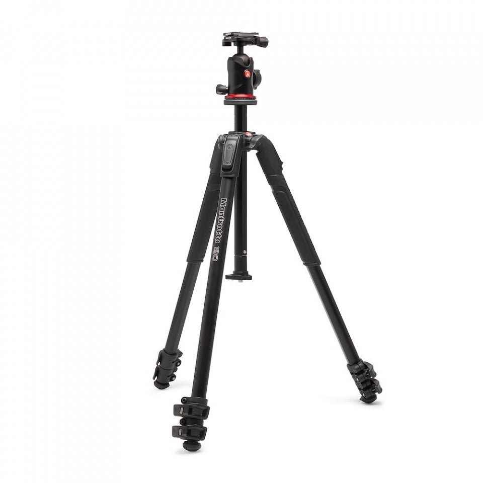Manfrotto 190X AS alu tripod kit with Ball Head