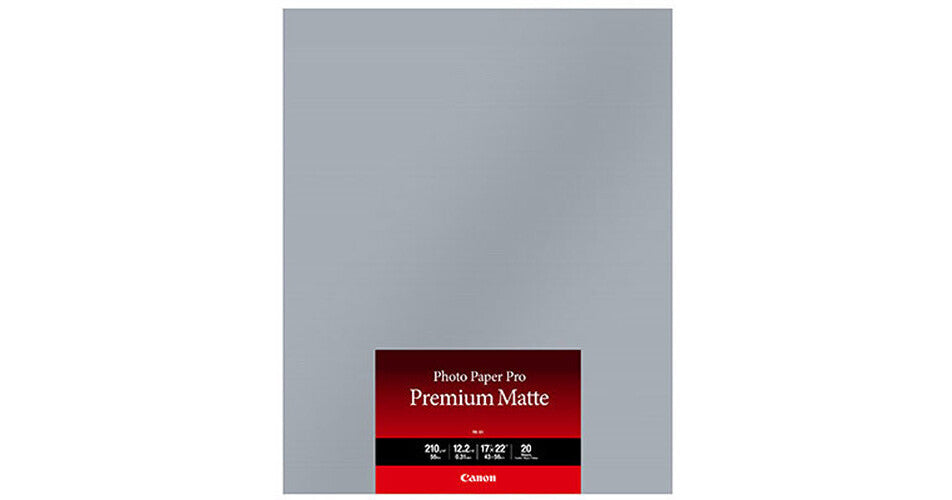 Canon Photo Paper Pro Premium Matte 17 x 22" 20 Sheets