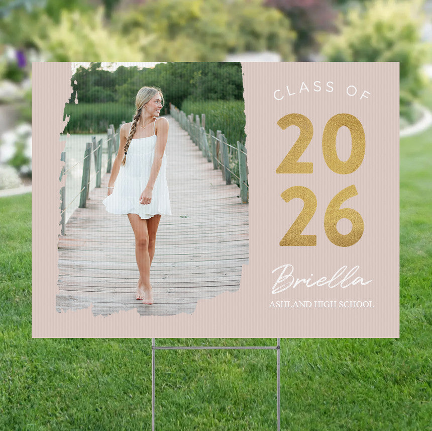 Yard Sign 24x18 (GRAD Brush Border Classic)