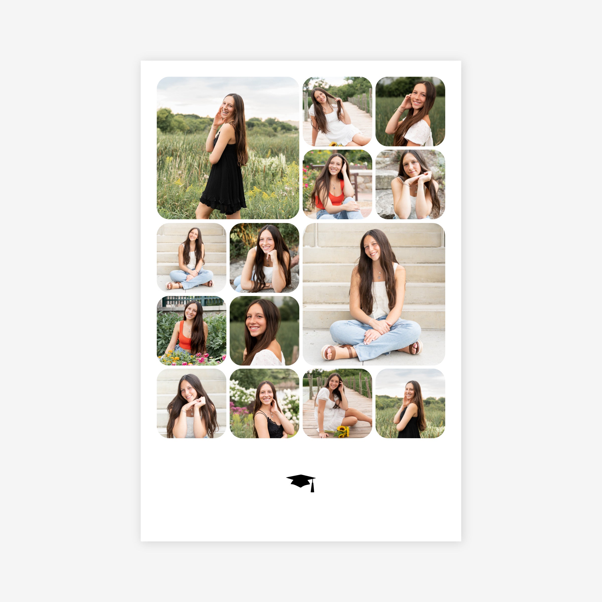 20x30 Rounded Corners Collage Print