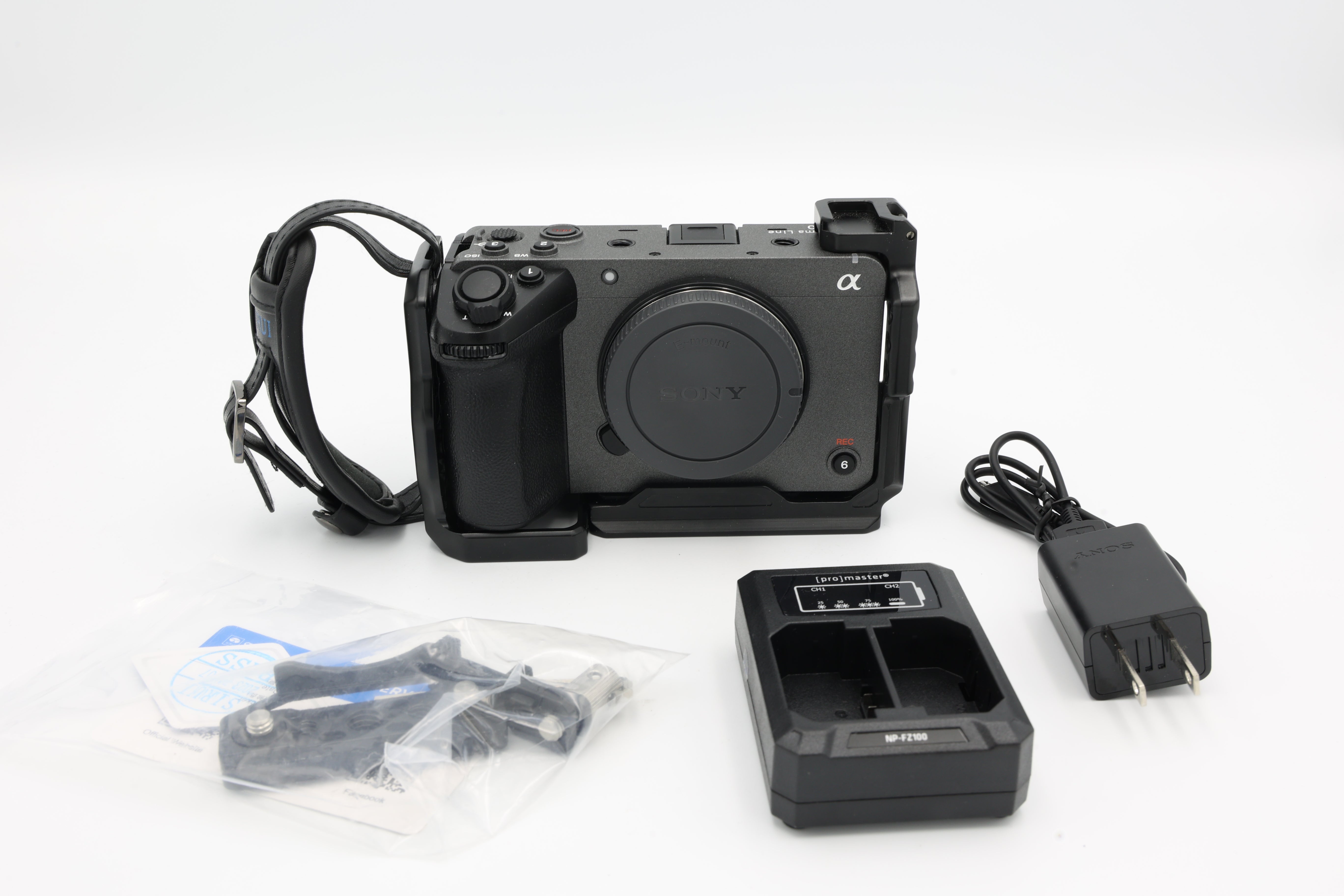 USED Sony FX30 Camera Body w/ Sirui Cage and Handstrap (#1021578ACP)