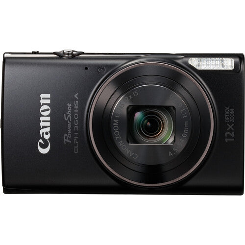 Canon PowerShot ELPH 360 HS A Digital Camera Black