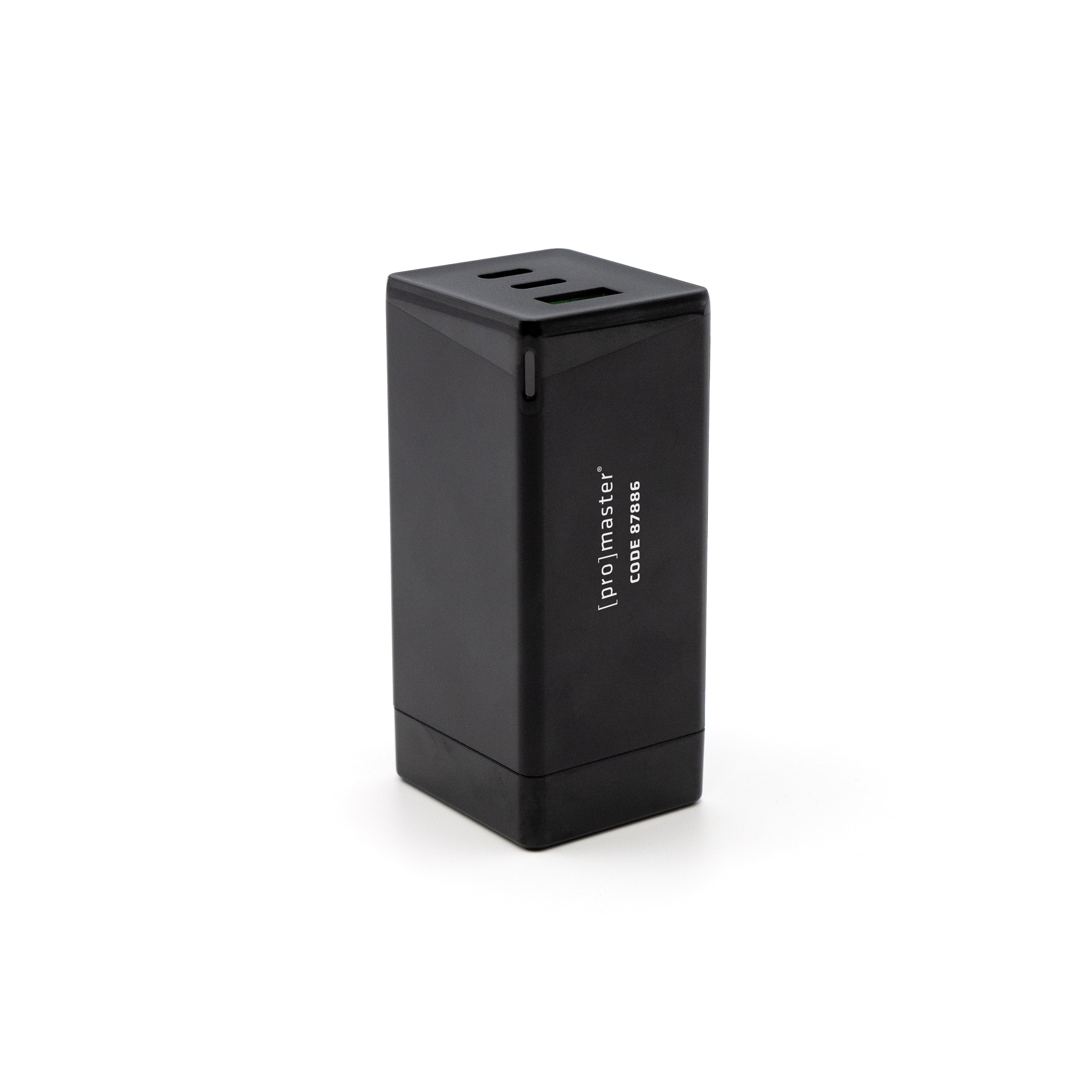 Promaster GaN USB Charger 3-Port 65 Watt