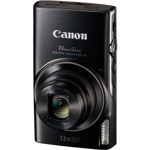 Canon PowerShot ELPH 360 HS A Digital Camera Black