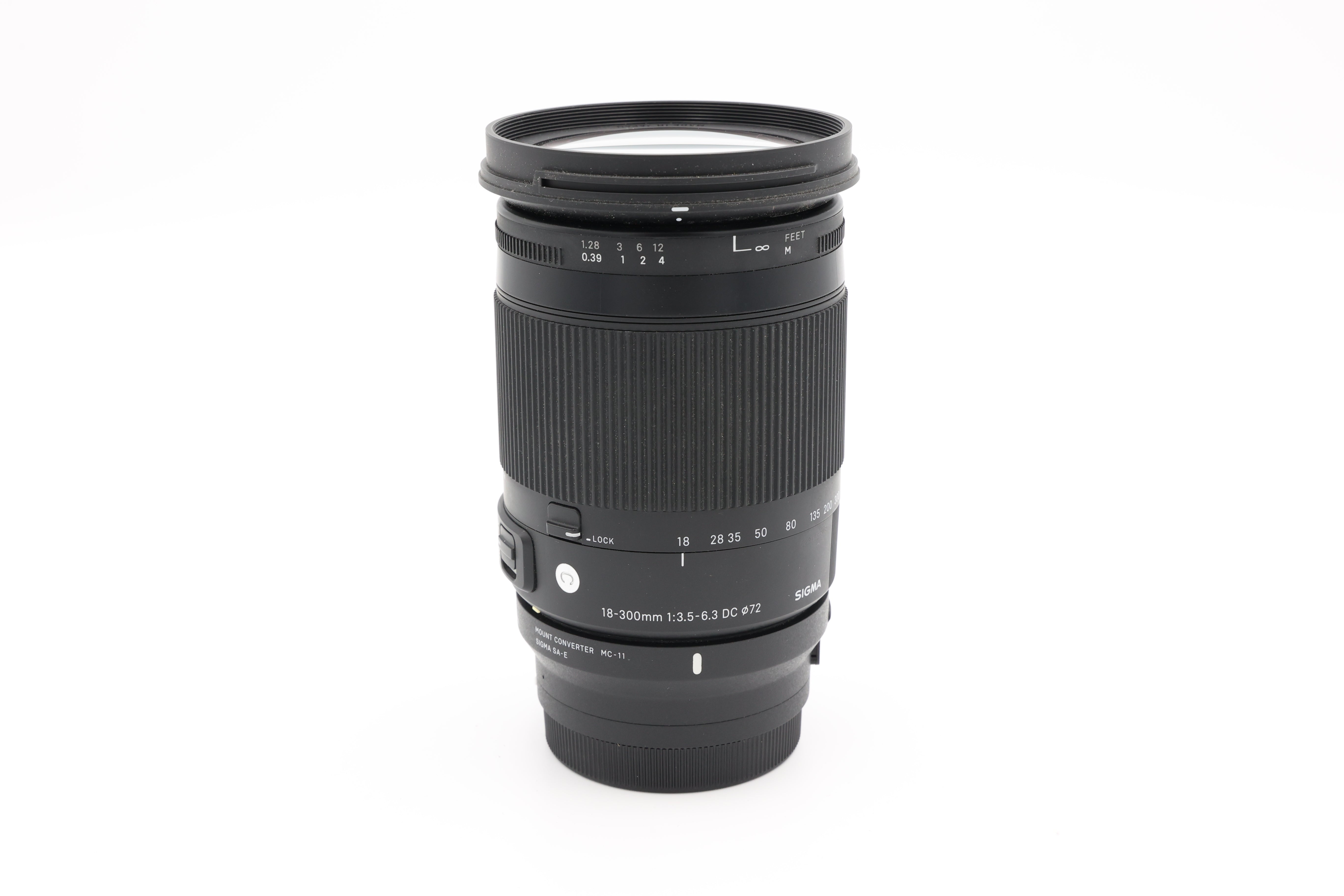 USED Sigma 18-300mm f/3.5-6.3 Lens with Sigma SA - E Mount Adapter (#52316658ACP)