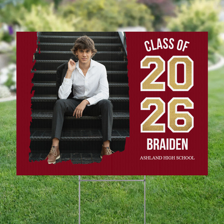 Yard Sign 24x18 (GRAD Brush Border Varsity)