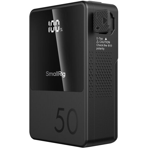 SmallRig VB50 Mini V-Mount Battery (50Wh, Black)