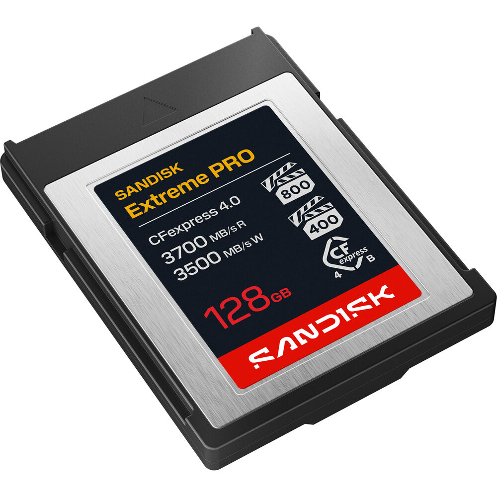 SanDisk128GB Extreme PRO CFexpress 4.0 Type B Memory Card