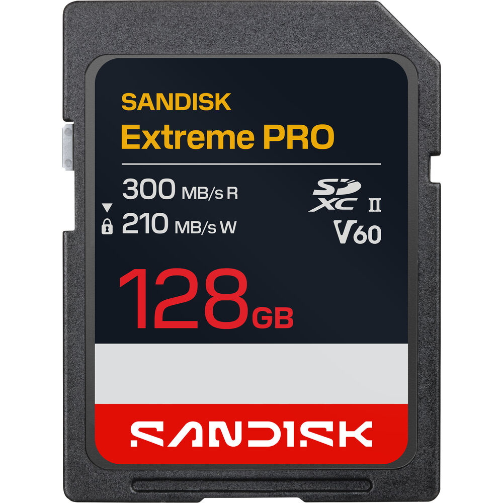 SanDisk 128GB Extreme PRO UHS-II SDXC Memory Card