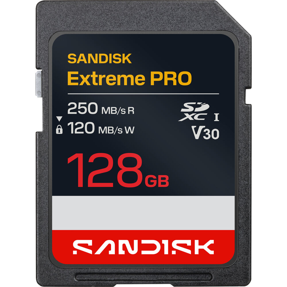 SanDisk 128GB Extreme PRO UHS-I SDXC Memory Card
