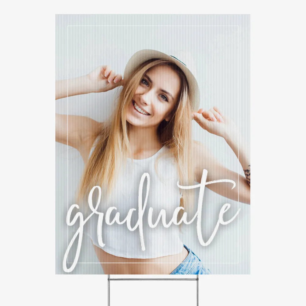 Yard Sign 18x24 Vertical (Graduate)