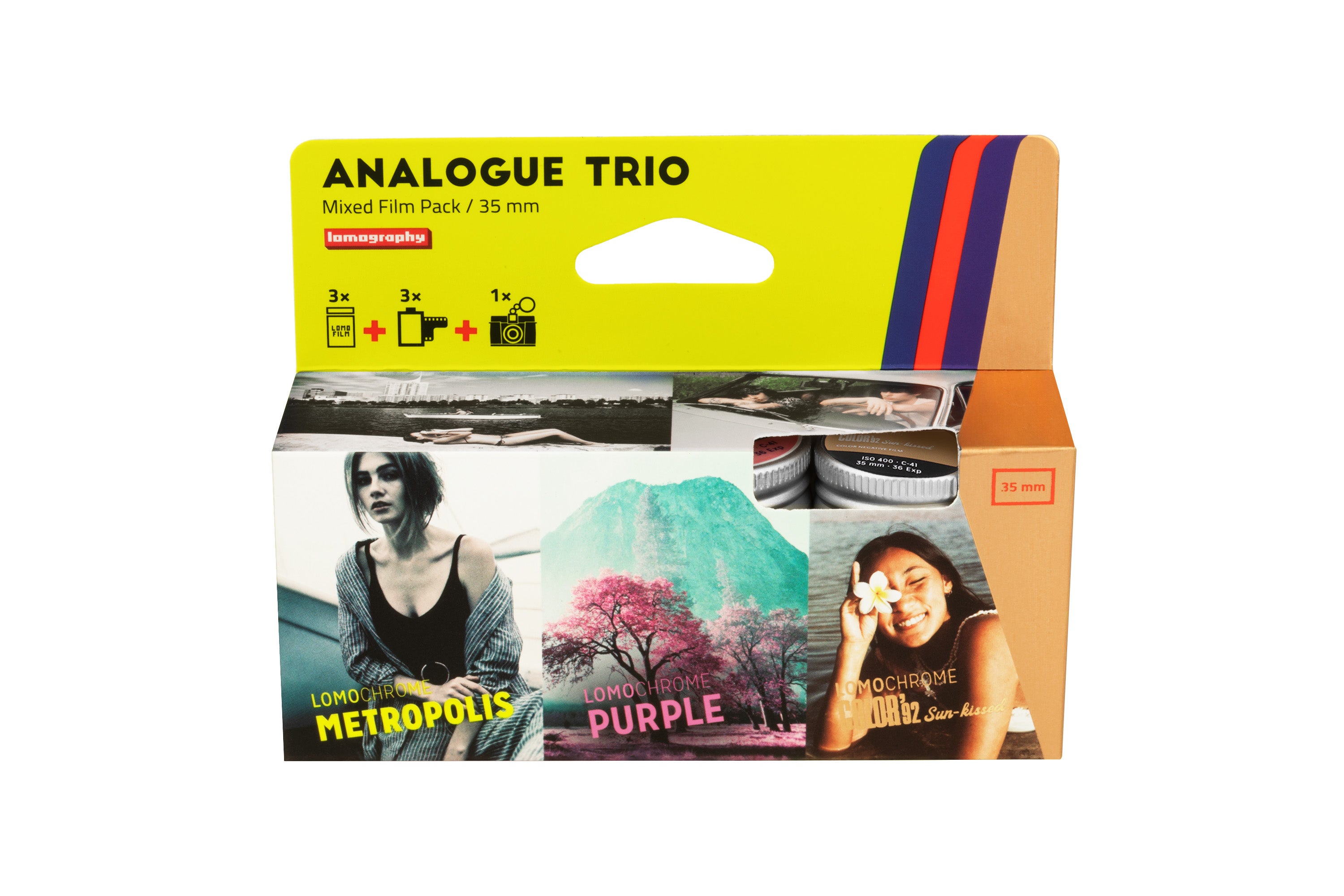 Lomography Analogue Trio Mixed Film 35mm 3 Pack