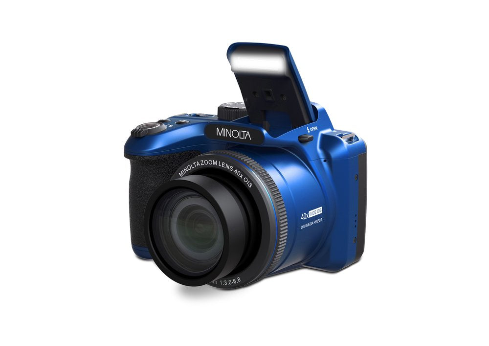 Minolta MN40Z Digital Camera w/40x Optical Zoom (Blue)