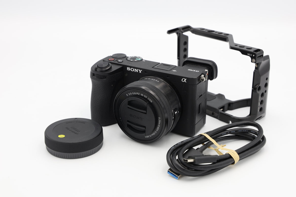 USED Sony A6700 Camera w/ 16-50mm F3.5-5.6 PZ Lens (#1356722ACP)