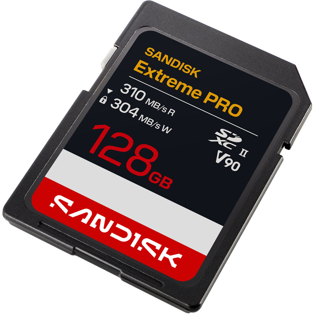 SanDisk 128GB Extreme PRO UHS-II SDXC Memory Card