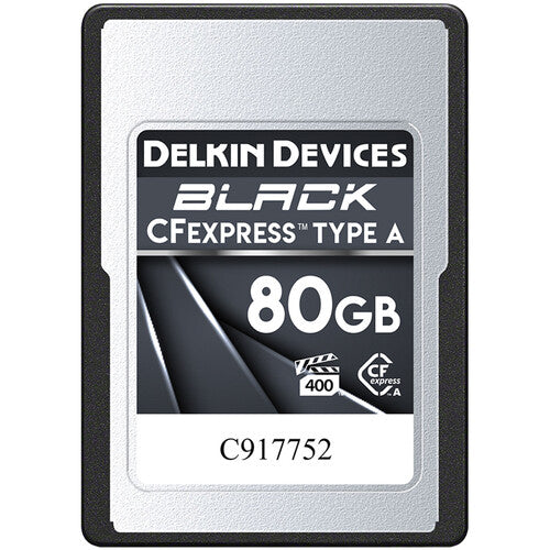 Delkin Devices 80GB Black CF Express Type A Memory Card