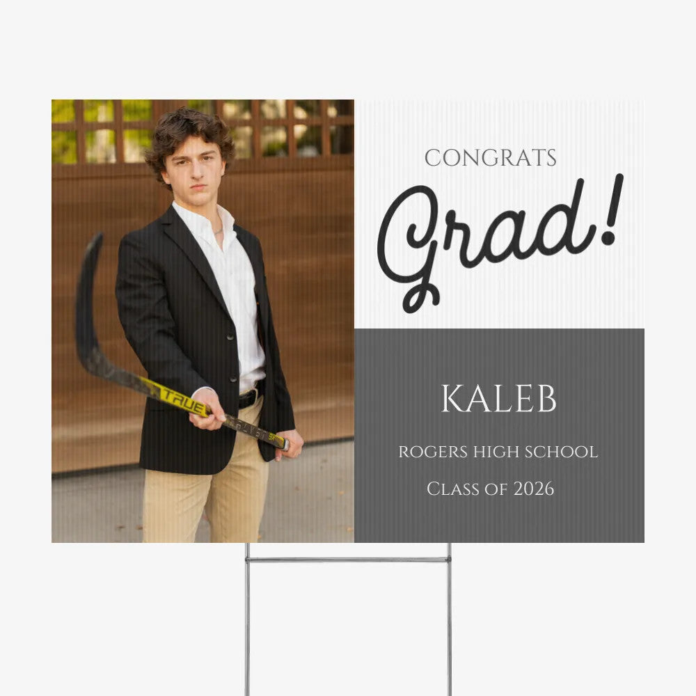 Yard Sign 24x18 (GRAD Congrats Grad!)