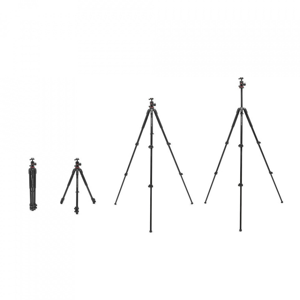 Manfrotto 190X AS alu tripod kit with Ball Head