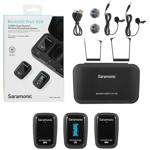 Saramonic Blink 500 ProX B2R Dual-Channel Wireless Microphone System