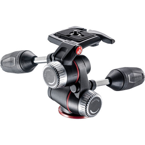Manfrotto XPRO 3-Way Geared Pan & Tilt Head with 200-PL-14 Quick Release Plate