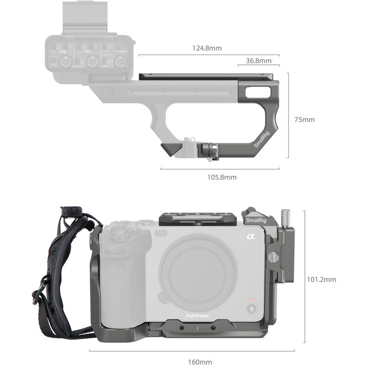 SmallRig HawkLock Quick Release Advanced Cage Kit for Sony FX3 and FX30