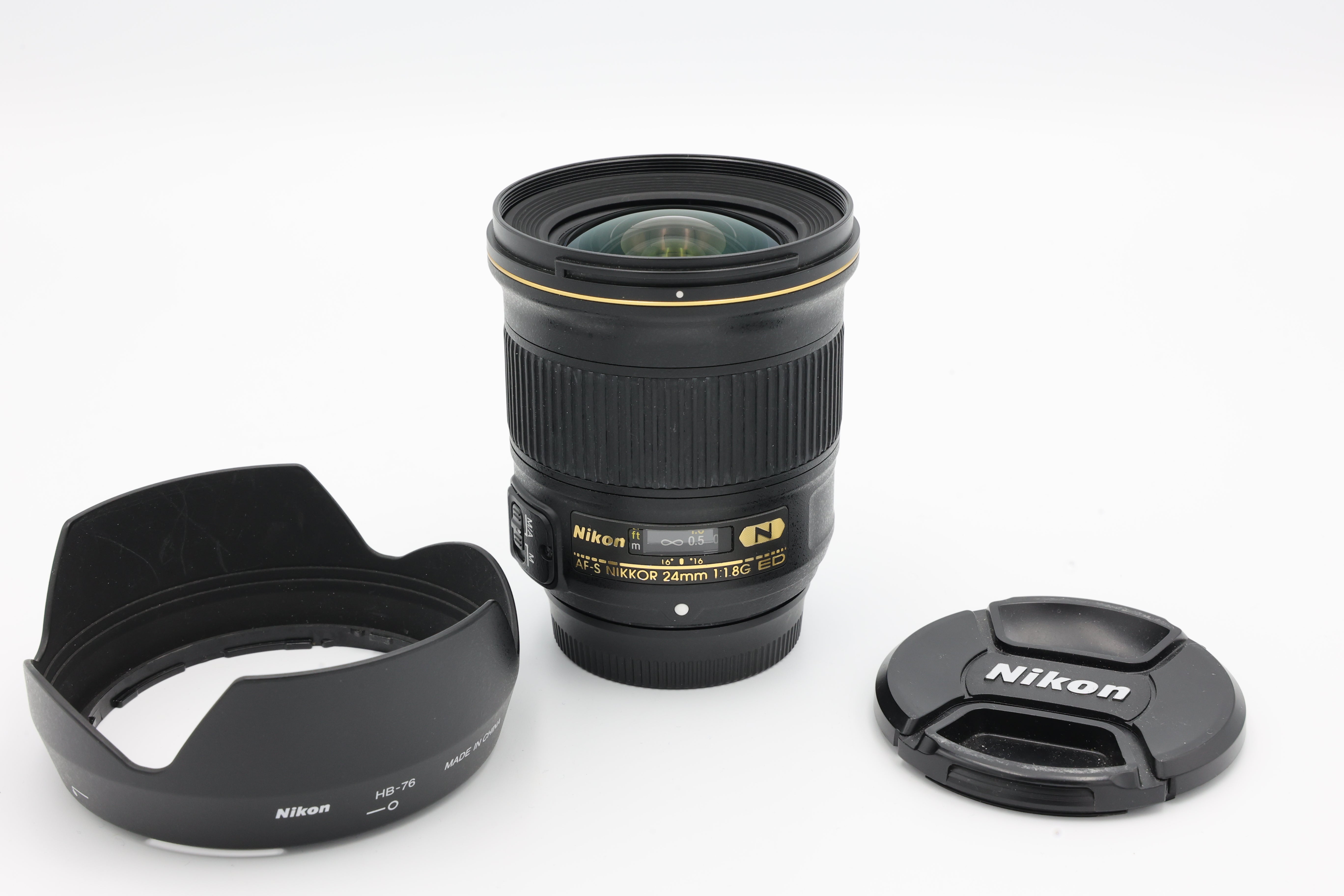 USED Nikon AF-S NIKKOR 24mm F/1.8 G ED N Lens (#216926ACP)