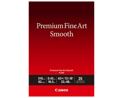 Canon Paper Premium Fine Art Smooth 13''x19'' 25 Sheets