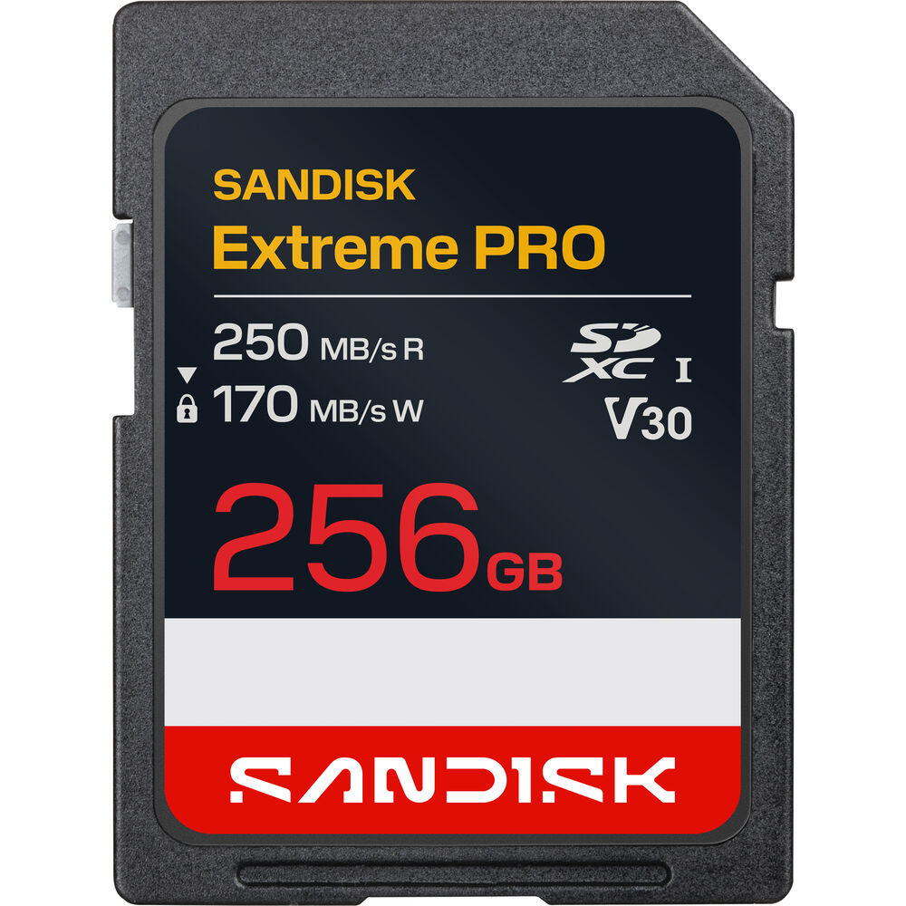 SanDisk 256GB Extreme PRO UHS-I SDXC Memory Card