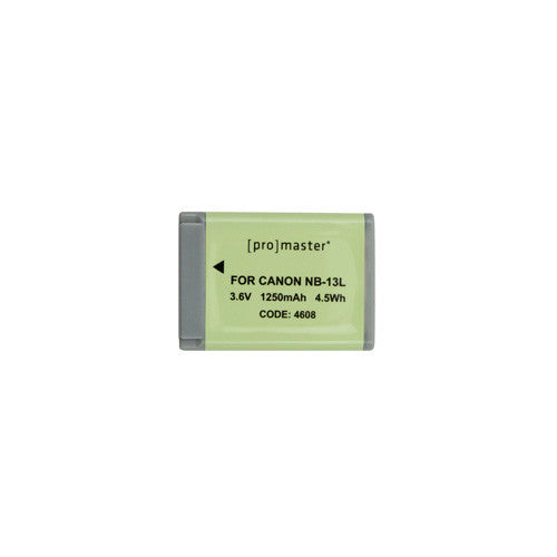 Promaster Canon NB-13L Battery (3.6V/1250M)