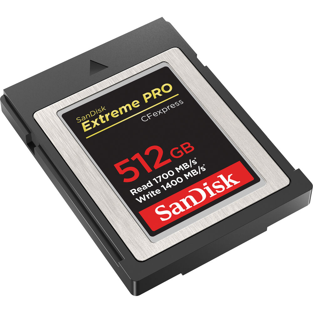SanDisk 512GB Extreme PRO CFexpress Type B Memory Card