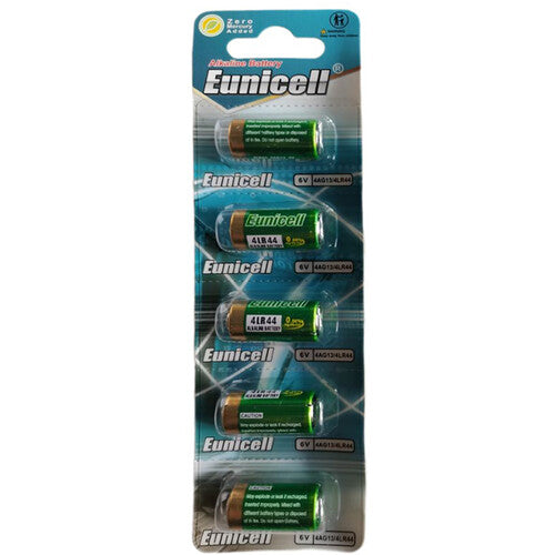 Eunicell 4LR44 6V Alkaline Battery (5-Pack)
