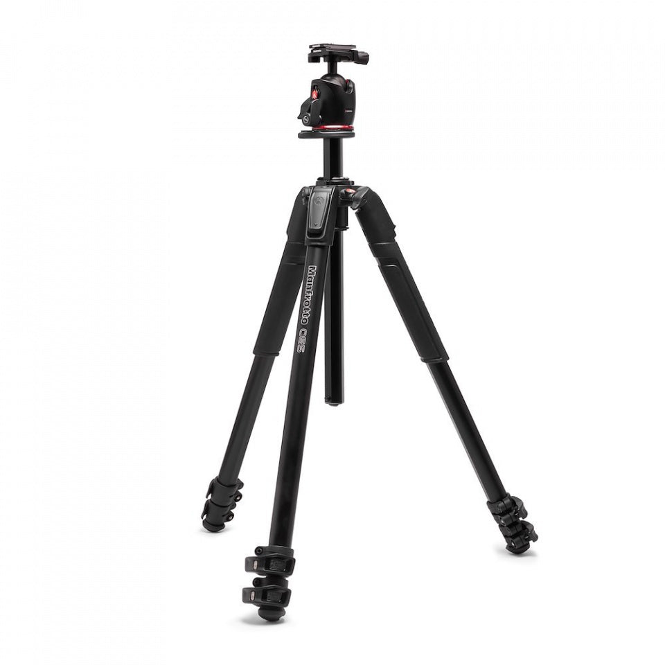Manfrotto 055XPRO3 with Aluminum 3-Section Ball Head Tripod Kit