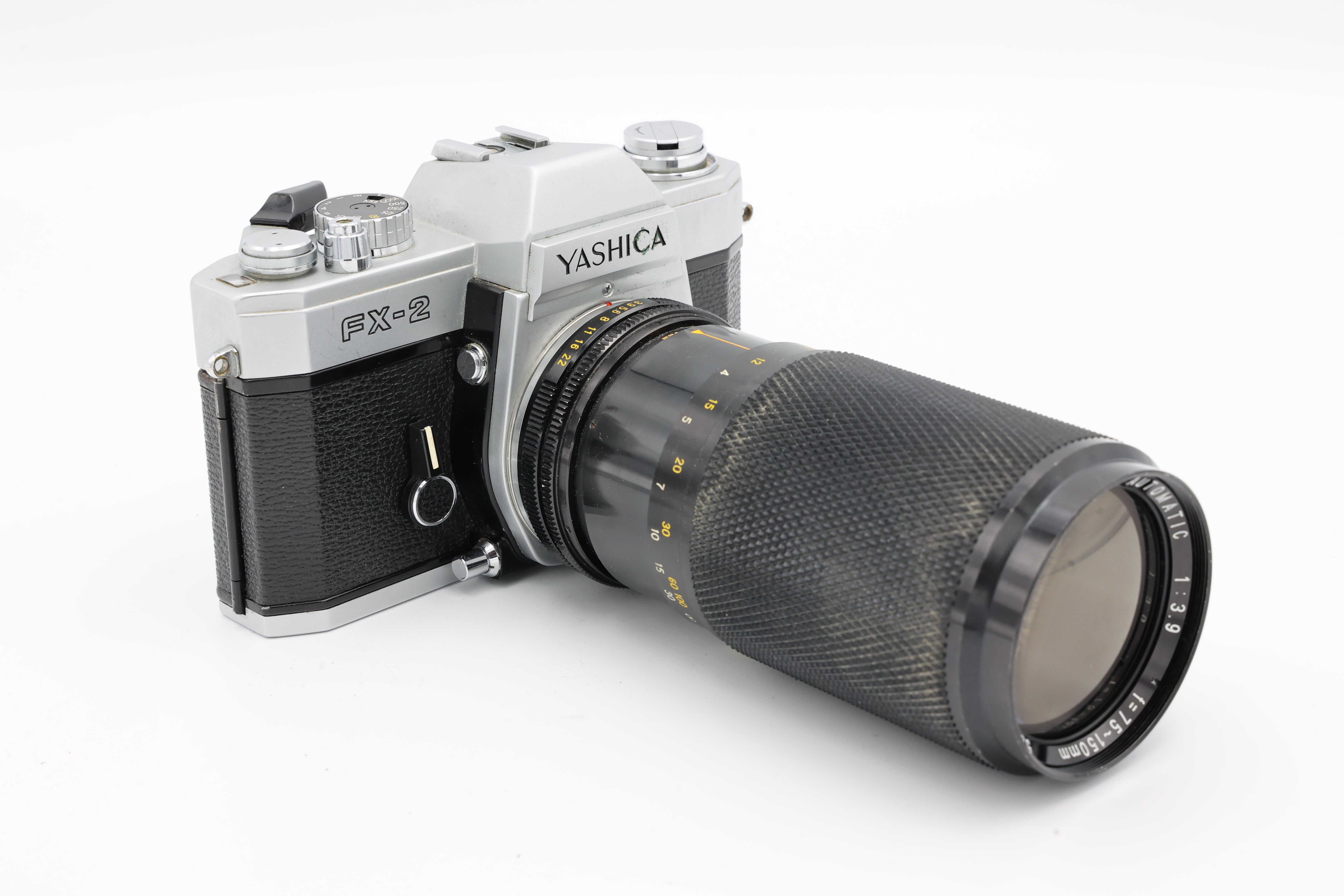 USED Yashica FX-2  35mm  SLR w/ 75-150mm Lens (#80904933ACP)
