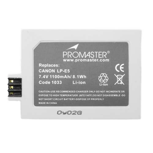 Promaster Canon LP-E5 Battery (7.4V/1100M)