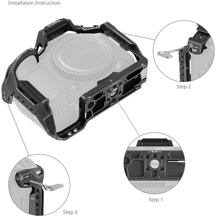 SmallRig Black Mamba Camera Cage for Canon EOS R5 Mark II