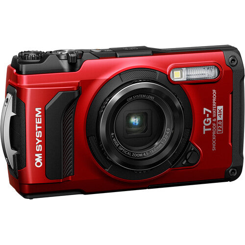 OPEN-BOX  OM SYSTEM Tough TG-7 Digital Camera Red (#BJQB98488ACPR)
