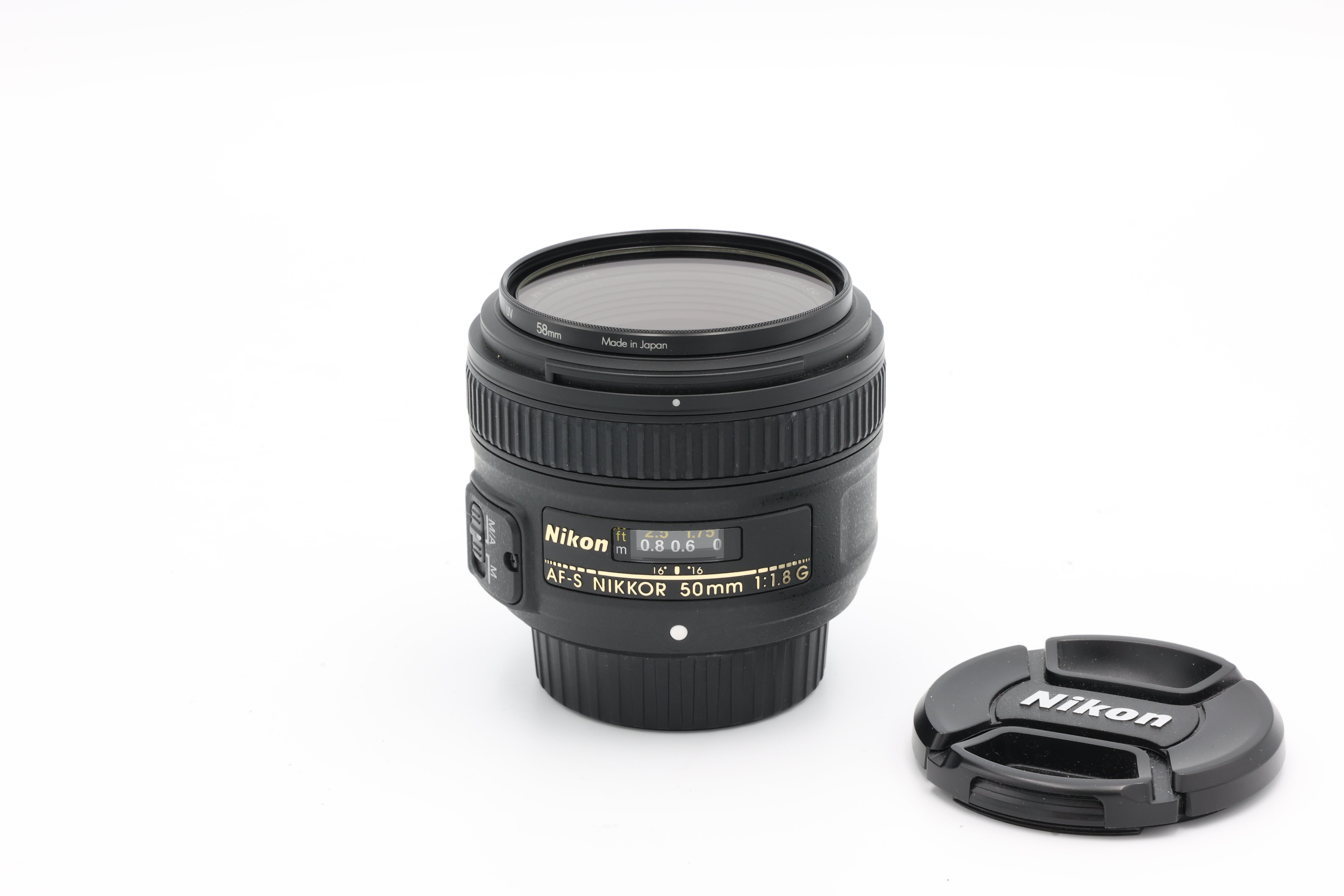 Used Nikon AF-S NIKKOR FX 50mm f/1.8G Lens Nikon F (#2525684ACP)
