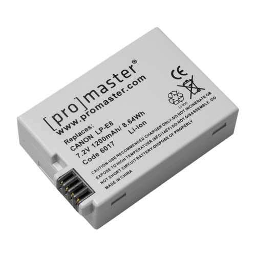 Promaster Canon LP-E8 Battery (7.2V/1200M)