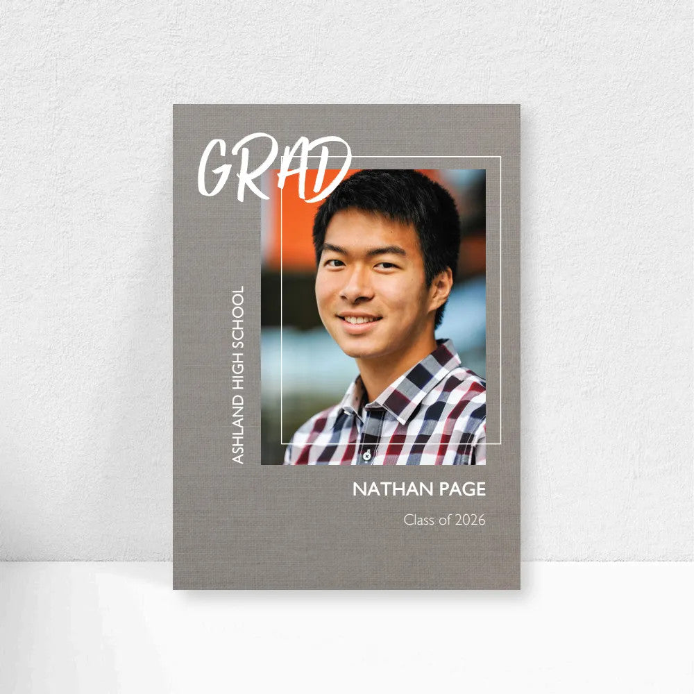 5x7 Double Sided Flat Card - GRAD (Weighted Photo-1)