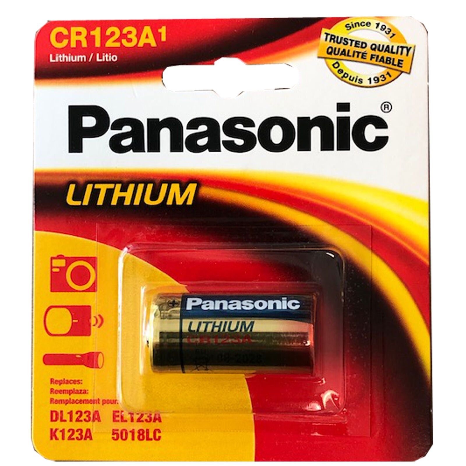 Panasonic CR123 3V Photo Lithium Battery