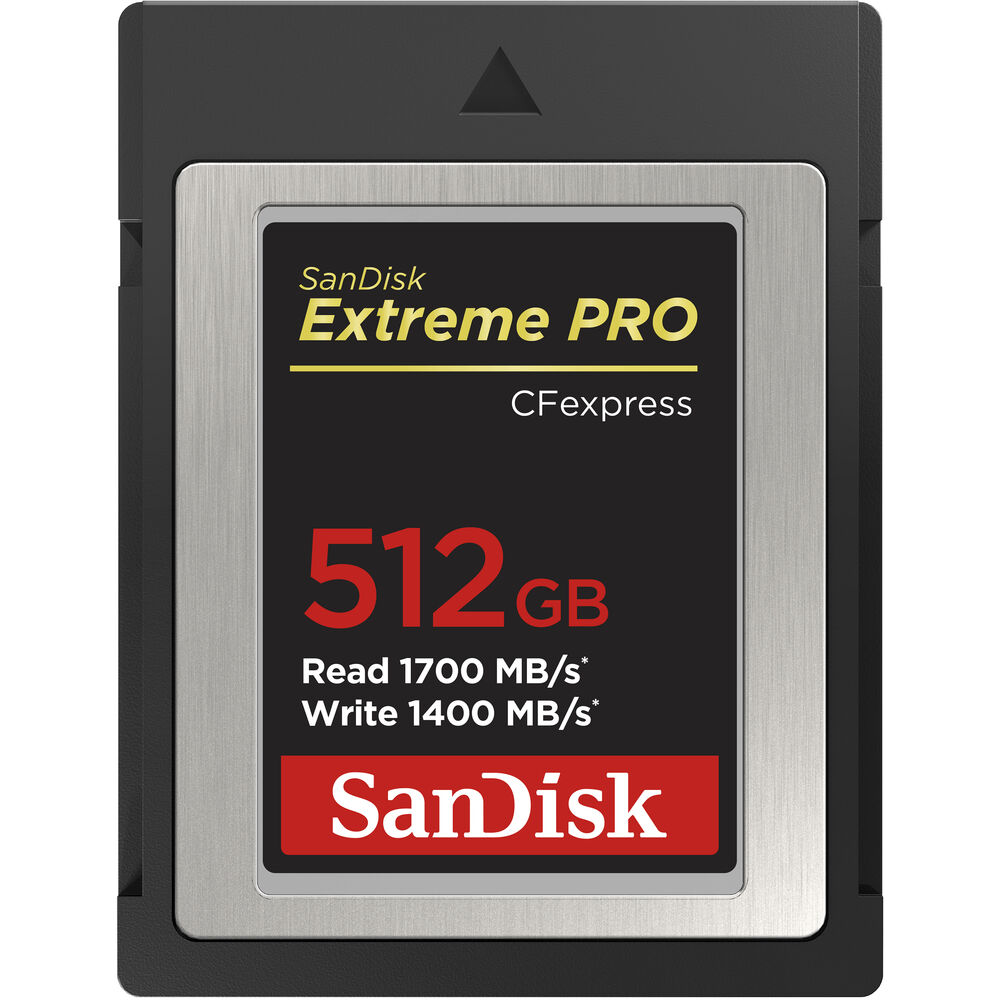 SanDisk 512GB Extreme PRO CFexpress Type B Memory Card