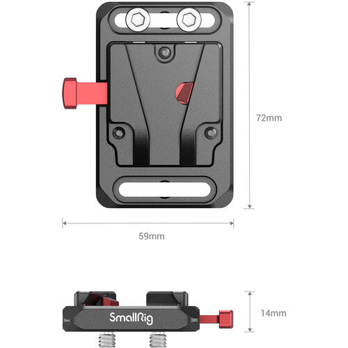 SmallRig Mini V Mount Battery Plate 2987