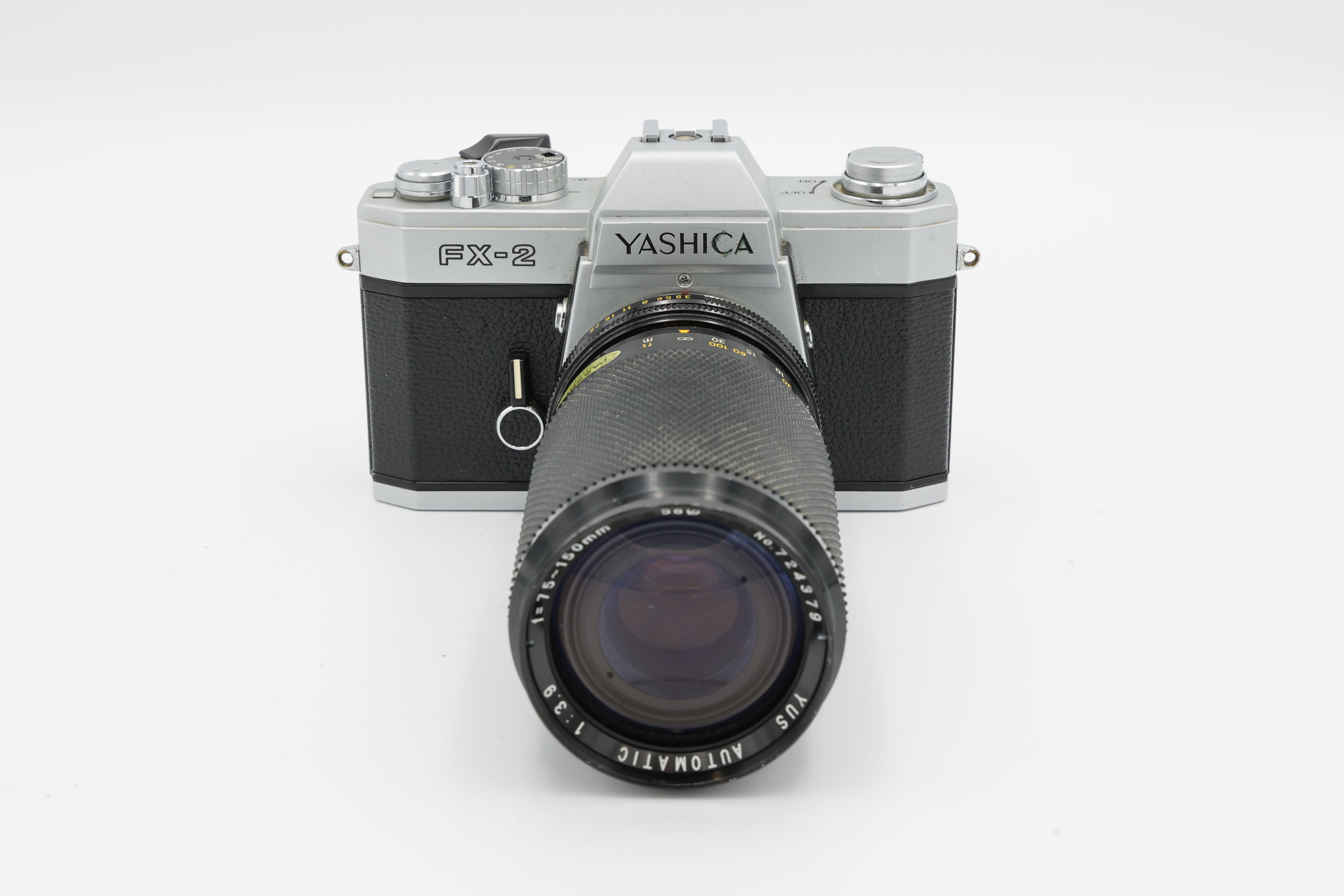 USED Yashica FX-2  35mm  SLR w/ 75-150mm Lens (#80904933ACP)