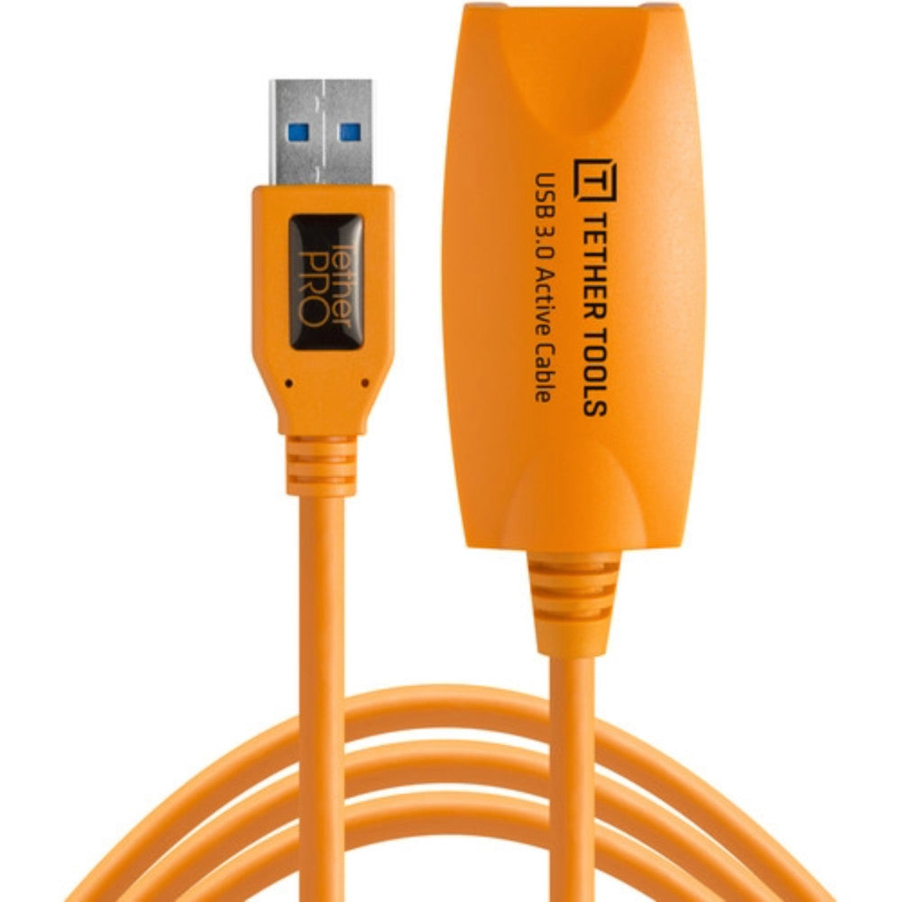 Tether Tools TetherPro USB 3.0 Active Extension Cable (Hi-Visibility Orange, 16')