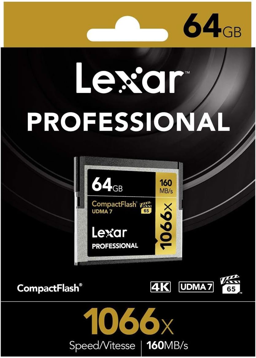 Lexar Professional Compact Flash 1066x Memory Card 64GB