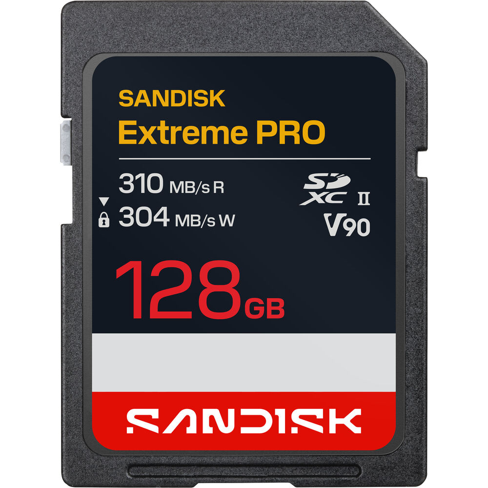 SanDisk 128GB Extreme PRO UHS-II SDXC Memory Card