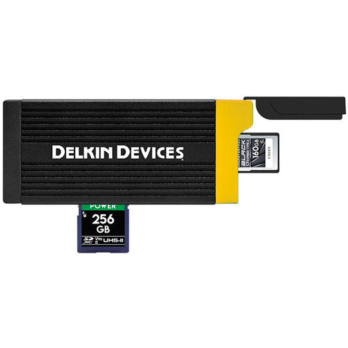 Delkin Devices CFexpress Type A & UHS-II SDXC Memory Card Reader