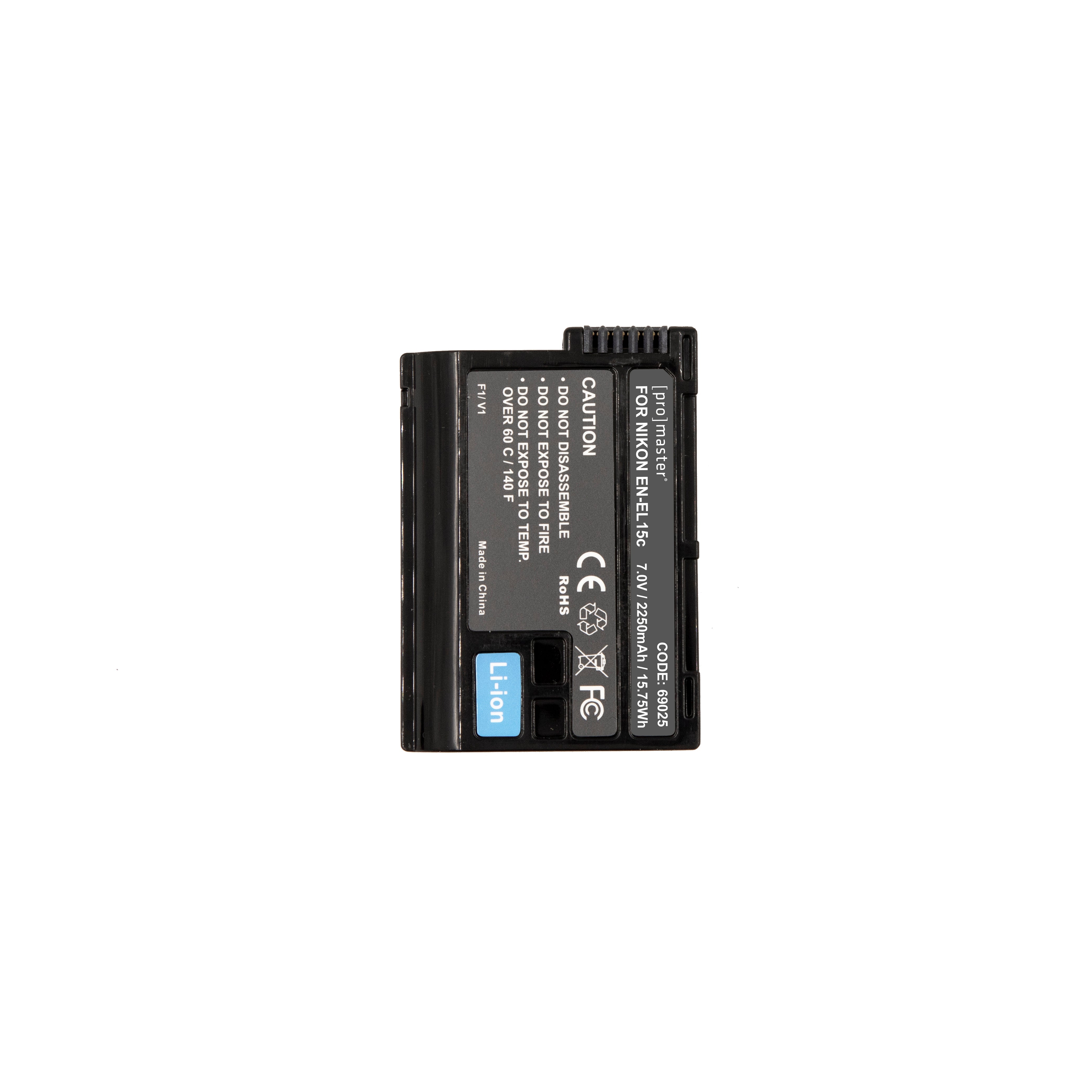 Promaster Nikon EN-EL15C Battery (7.0V/2250M) - Compatible with Z8