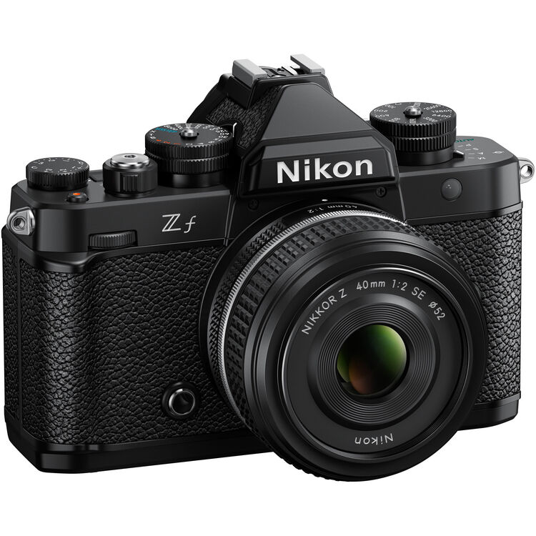 OPEN-BOX Nikon Zf Mirrorless Camera with 40mm f/2 (SE) Lens Black (#3024638/30077148ACPR)